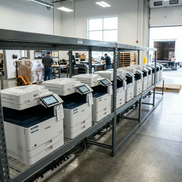 Impressoras revisadas prontas para entrega